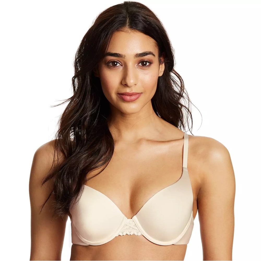 NWT Maidenform Dreamwire Push Up Padded Underwire Cream Bra. Size 38C